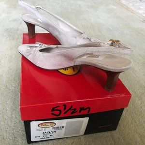 Talbots coconut suede slingback shoes (Jaclyn)